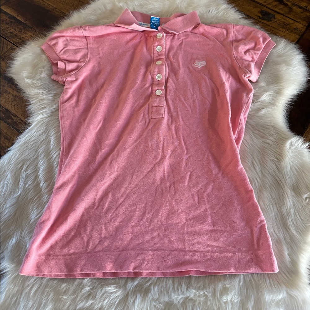 Women's Pink Polo Shirt